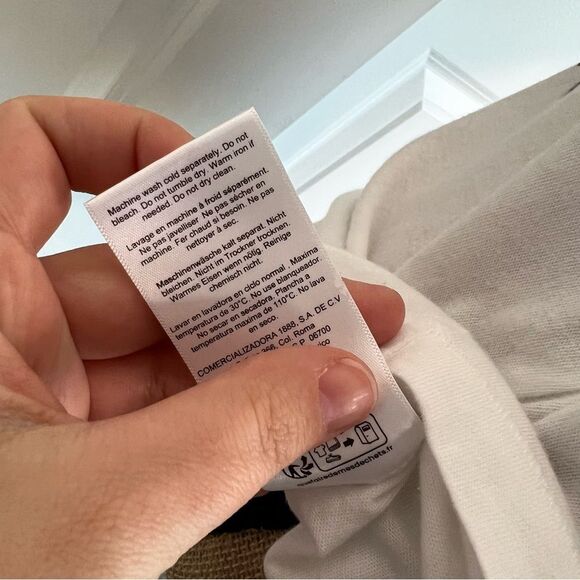 Sz XS ANINE BING Avi Tee Kate Moss NWOT $120 MSRP - Picture 12 of 13